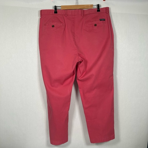 Brooks Brothers Dark Pink Garment-Dyed Stretch Chinos - Picture 2 of 14
